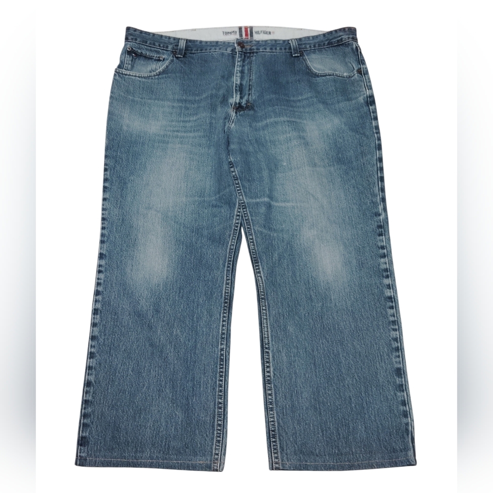 Tommy Hilfiger 85 Jeans Relaxed Freedom Fit Blue Size 42X32 Mens